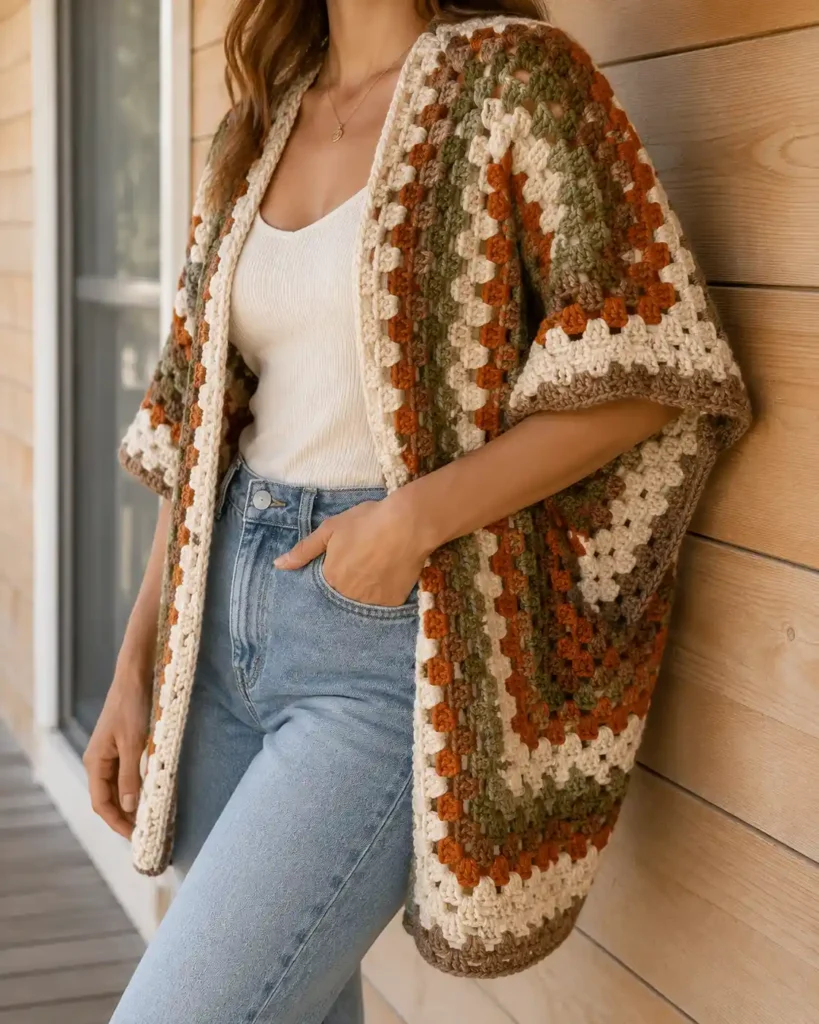 Granny Square Cardigan