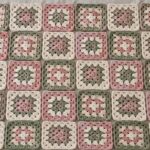 Granny squares arranged in a classic grid layout