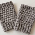 crochet fingerless gloves